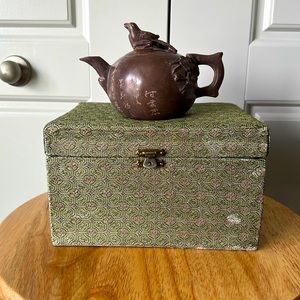 Vintage Handmade Chinese Clay Tea Pot
